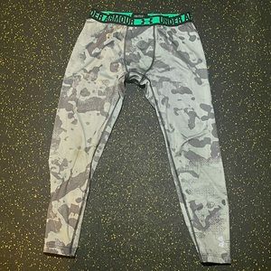 Under Armour Compression Coldgear Fitted Tights Size YXL